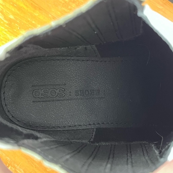 NWOB ASOS Women’s Leather Western Heel Chelsea Boot - Picture 14 of 15